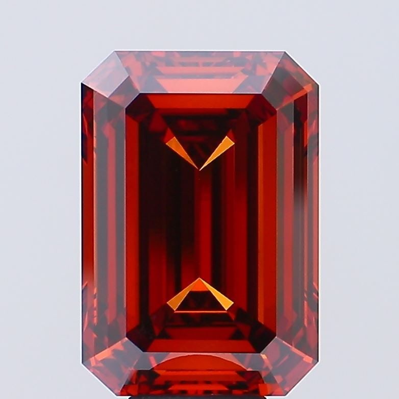 Loose Diamond - EMERALD 10.22ct Fancy Vivid Orange VS1: Loose Diamond - EMERALD 10.22ct Fancy Vivid Orange VS1 Source: This is a real non-mined Diamond that has been grown in a lab Shape: EMERALD Carats: 10.22 Color: Fancy Vivid Orange Certification: IGI V