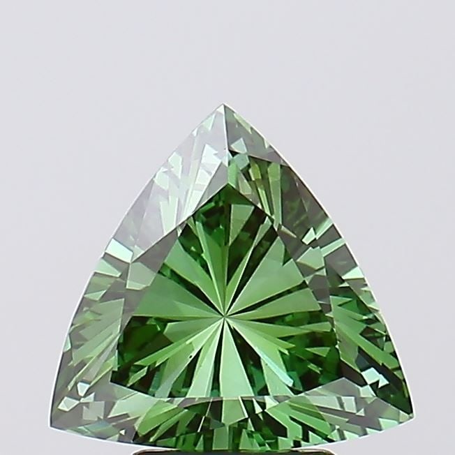 Loose Diamond - TRIANGULAR 2.74ct Fancy Vivid Green VS1 (1 of 1)