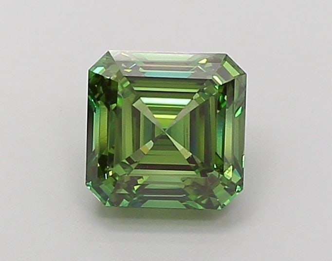 Loose Diamond - SQUARE EMERALD 2.0ct Fancy Vivid Green VS1 (1 of 1)