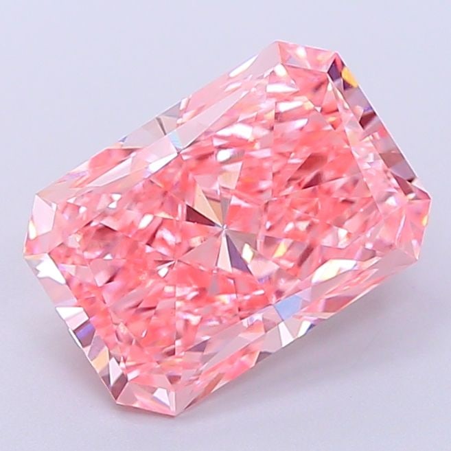Loose Diamond - RADIANT 3.08ct Fancy Vivid Pink VVS2 (1 of 1)