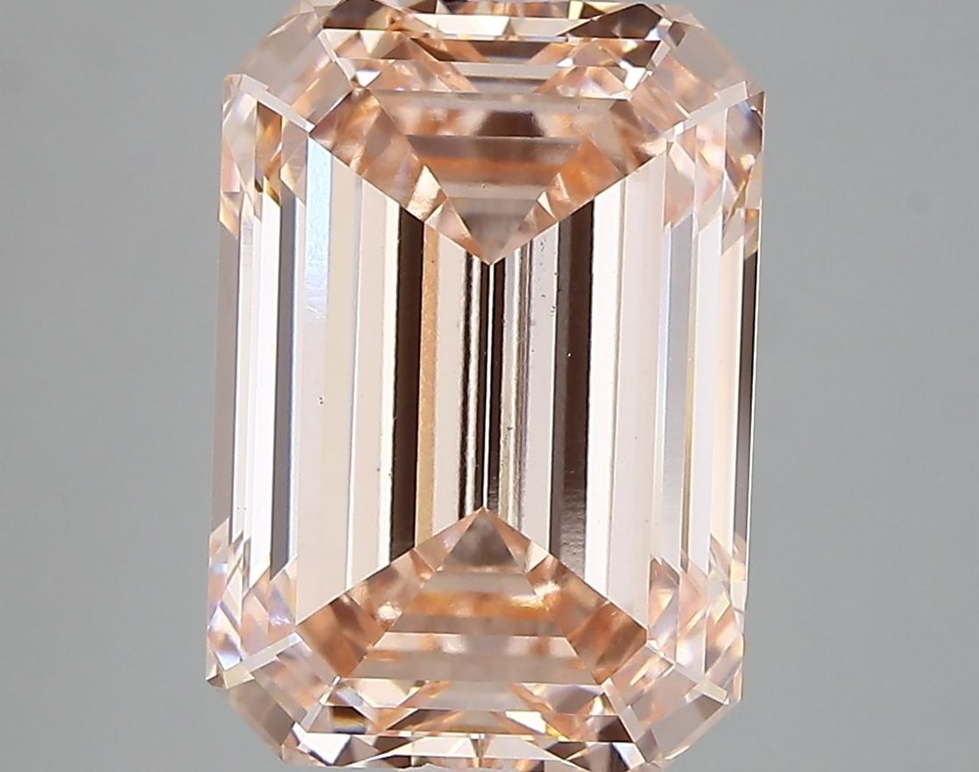 Loose Diamond - EMERALD 6.4ct Fancy Intense Pink VS1: Loose Diamond - EMERALD 6.4ct Fancy Intense Pink VS1 Source: This is a real non-mined Diamond that has been grown in a lab Shape: EMERALD Carats: 6.4 Color: Fancy Intense Pink Certification: IGI Video