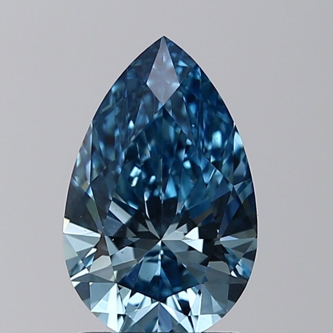 Loose Diamond - PEAR 1.52ct Fancy Vivid Blue VS1 (1 of 1)