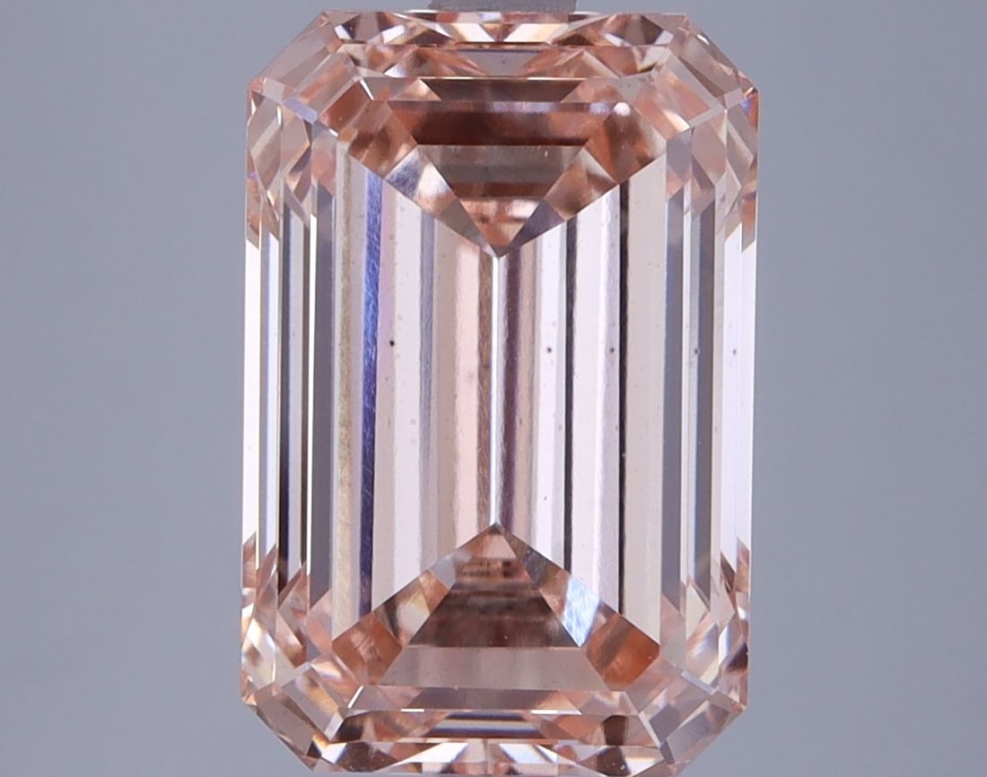 Loose Diamond - EMERALD 5.42ct Fancy Intense Pink VS2 (1 of 1)