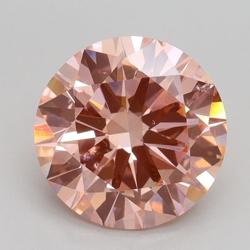 Loose Diamond - ROUND 2.51ct Fancy Intense Pink SI1 (1 of 1)