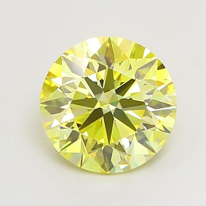 Ideal Loose Diamond - ROUND 2.09ct Fancy Intense Yellow VVS2 (1 of 1)