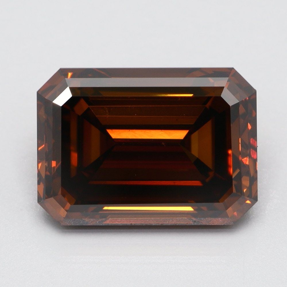 Loose Diamond - EMERALD 3.02ct Fancy Red VS2 (1 of 1)