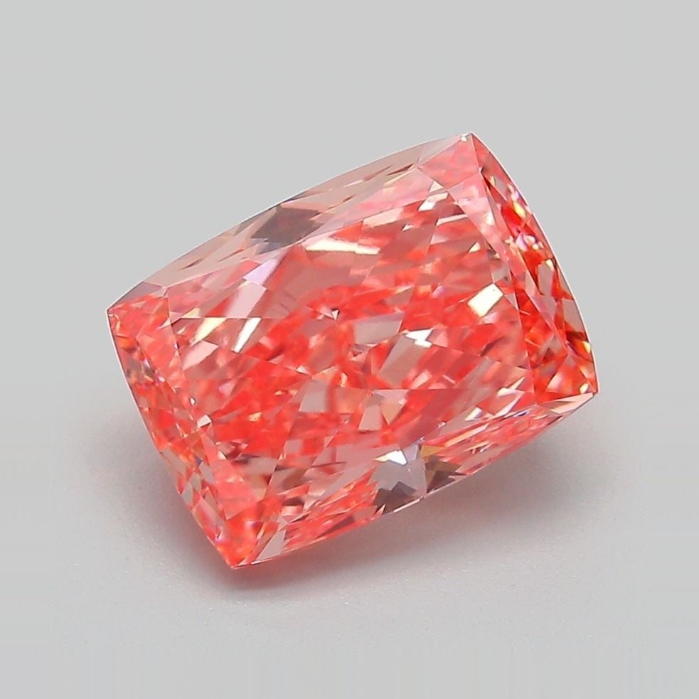 Loose Diamond - CUSHION MODIFIED 3.69ct Fancy Vivid Pink VS1 (1 of 1)