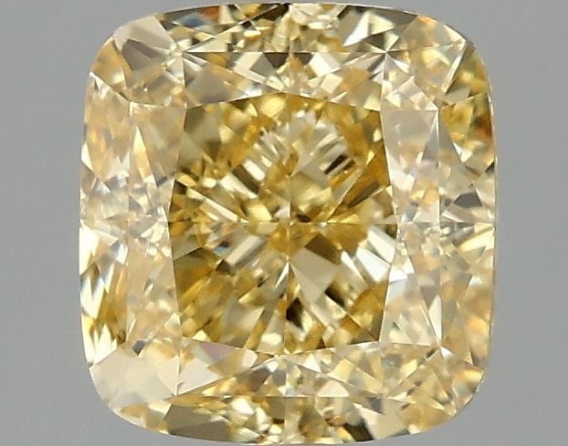 Loose Diamond - CUSHION MODIFIED 2.0ct Fancy Intense Yellow VVS2 (1 of 1)