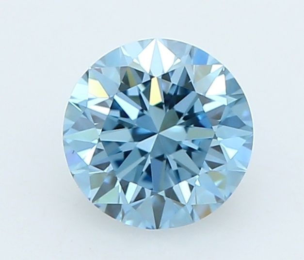 Loose Diamond - ROUND 0.36ct Fancy Vivid Blue VS2 (1 of 1)