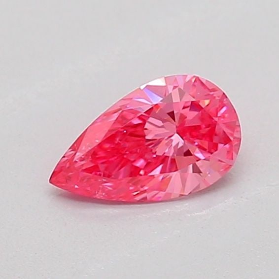 Loose Diamond - PEAR 0.24ct Fancy Vivid Pink SI1: Loose Diamond - PEAR 0.24ct Fancy Vivid Pink SI1 Source: This is a real non-mined Diamond that has been grown in a lab Shape: PEAR Carats: 0.24 Color: Fancy Vivid Pink Certification: IGI The Diamond D