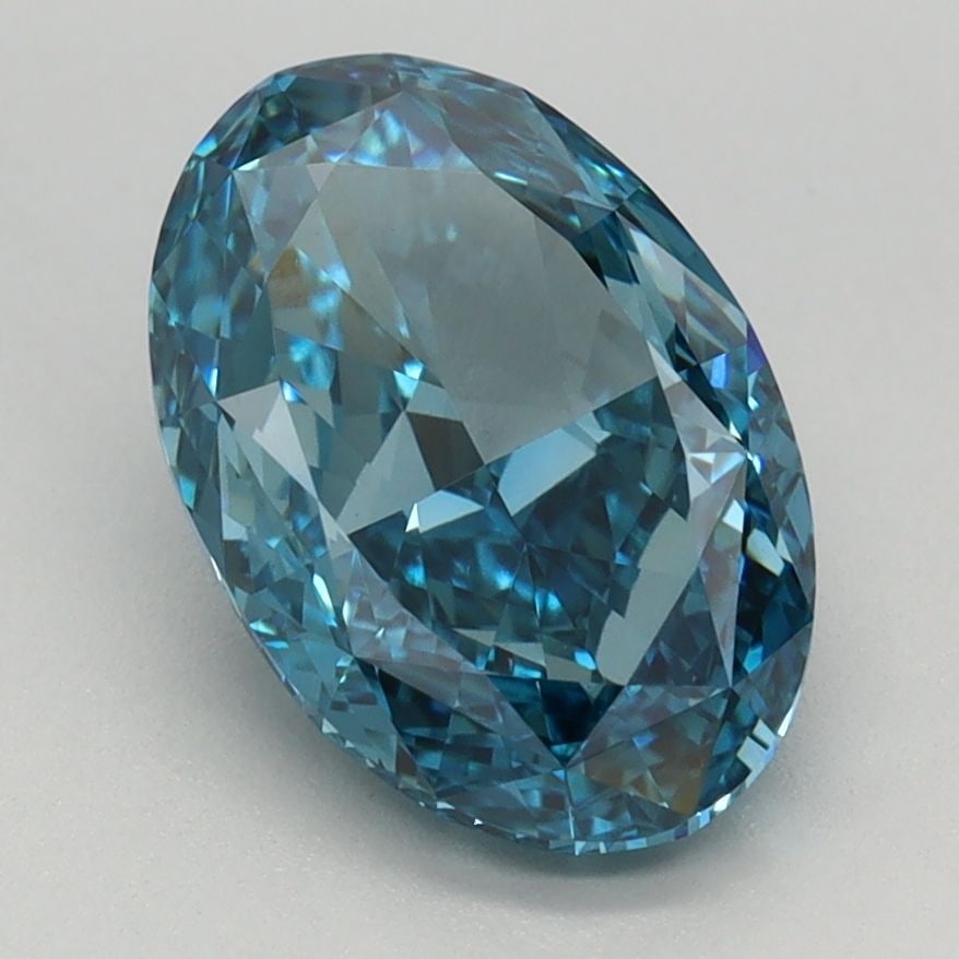 Loose Diamond - OVAL 2.02ct Fancy Vivid Blue VS1 (1 of 1)