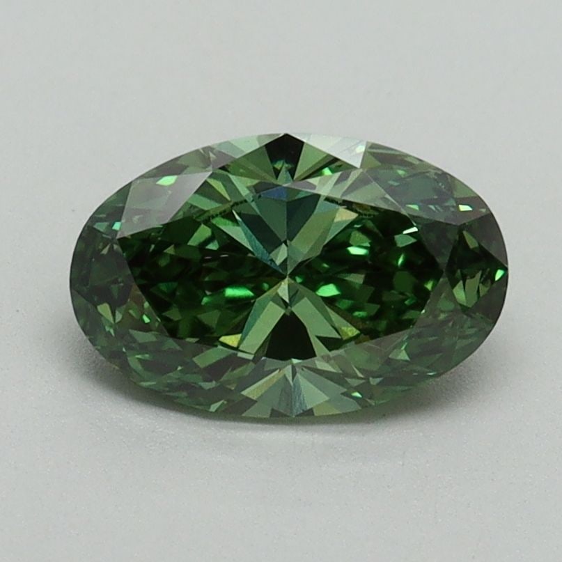 Loose Diamond - OVAL 1.01ct Fancy Vivid Green VS2 (1 of 1)