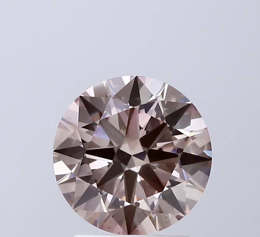 Loose Diamond - ROUND 2.02ct Fancy Light Brown Pink VS1: Loose Diamond - ROUND 2.02ct Fancy Light Brown Pink VS1 Source: This is a real non-mined Diamond that has been grown in a lab Shape: ROUND Carats: 2.02 Color: Fancy Light Brown Pink Certification: IGI