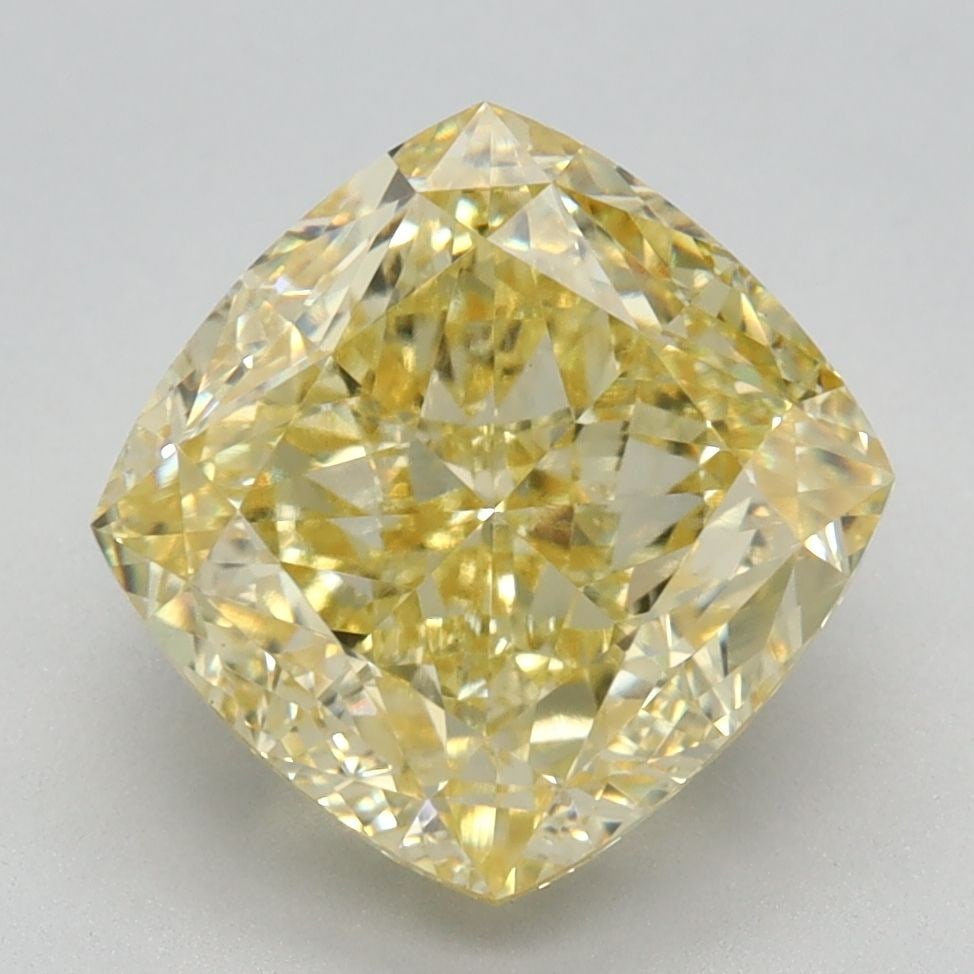 Loose Diamond - CUSHION MODIFIED 3.69ct Fancy Intense Yellow VS1 (1 of 1)