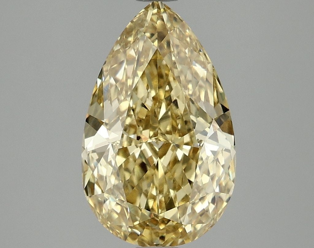 Loose Diamond - PEAR 3.08ct Fancy Intense Yellow VVS2 (1 of 1)