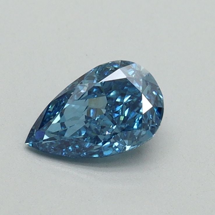 Loose Diamond - PEAR 0.5ct Fancy Vivid Blue VS1: Loose Diamond - PEAR 0.5ct Fancy Vivid Blue VS1 Source: This is a real non-mined Diamond that has been grown in a lab Shape: PEAR Carats: 0.5 Color: Fancy Vivid Blue Certification: IGI Video: