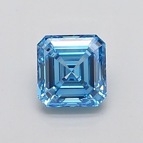 Loose Diamond - ASSCHER 1.51ct Fancy Vivid Blue VS1: Loose Diamond - ASSCHER 1.51ct Fancy Vivid Blue VS1 Source: This is a real non-mined Diamond that has been grown in a lab Shape: ASSCHER Carats: 1.51 Color: Fancy Vivid Blue Certification: IGI Video: