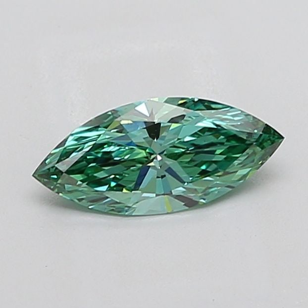 Loose Diamond - MARQUISE 1.02ct Fancy Vivid Green VS2 (1 of 1)