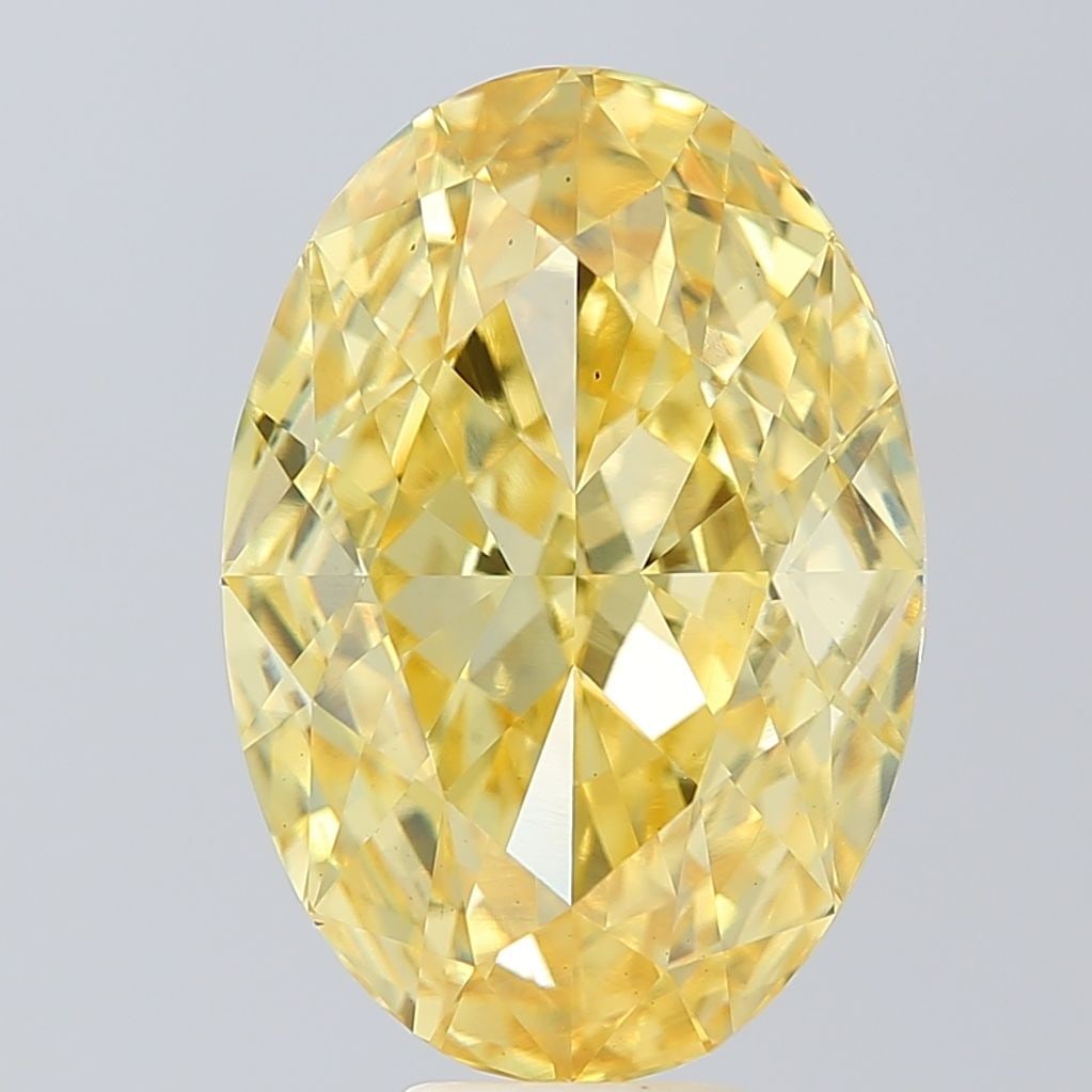 Loose Diamond - OVAL 10.52ct Fancy Vivid Yellow VS2 (1 of 1)