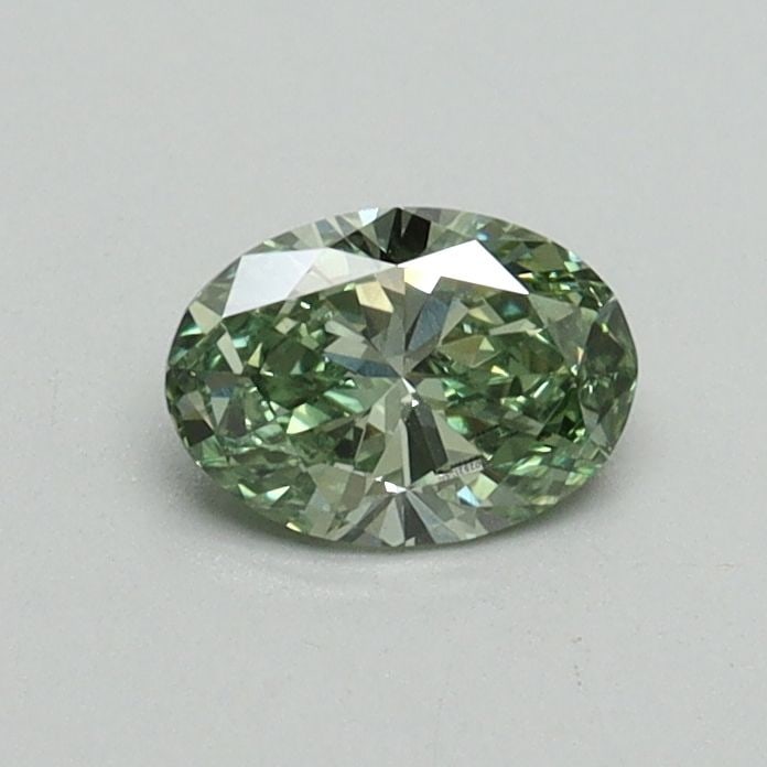 Loose Diamond - OVAL 0.37ct Fancy Vivid Green VVS2 (1 of 1)