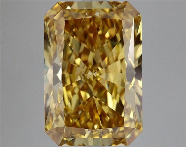 Loose Diamond - RADIANT 8.41ct Fancy Vivid Yellow VS1 (1 of 1)