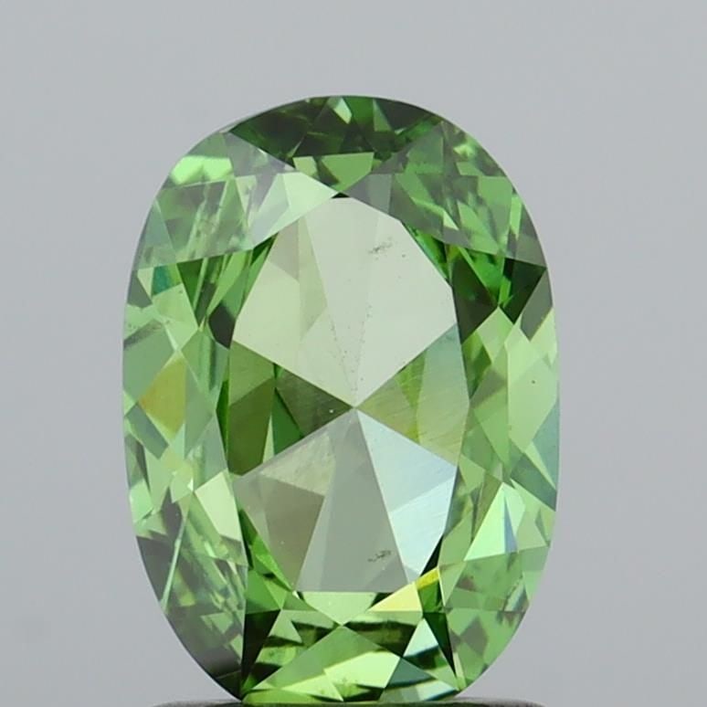 Loose Diamond - OVAL 1.09ct Fancy Vivid Green VS1 (1 of 1)