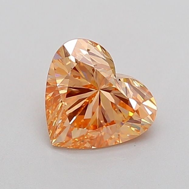 Loose Diamond - HEART 1.09ct Fancy Intense Brown Orange VS1: Loose Diamond - HEART 1.09ct Fancy Intense Brown Orange VS1 Source: This is a real non-mined Diamond that has been grown in a lab Shape: HEART Carats: 1.09 Color: Fancy Intense Brown Orange Certificat