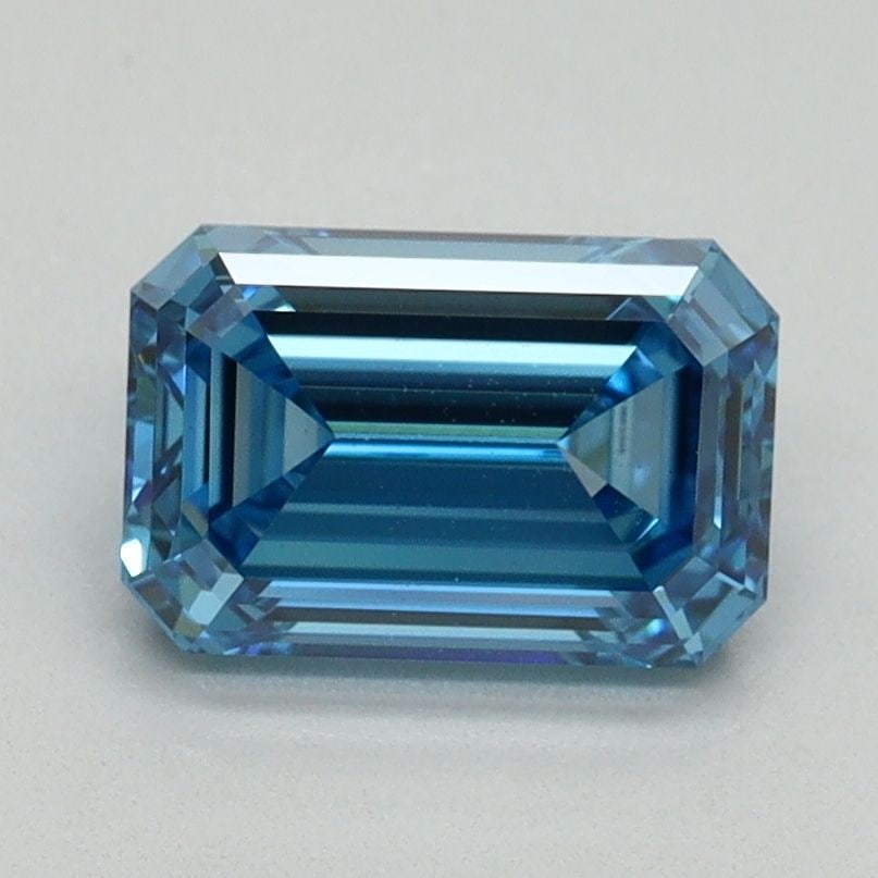 Loose Diamond - EMERALD 1.5ct Fancy Vivid Blue VVS2: Loose Diamond - EMERALD 1.5ct Fancy Vivid Blue VVS2 Source: This is a real non-mined Diamond that has been grown in a lab Shape: EMERALD Carats: 1.5 Color: Fancy Vivid Blue Certification: IGI Video: