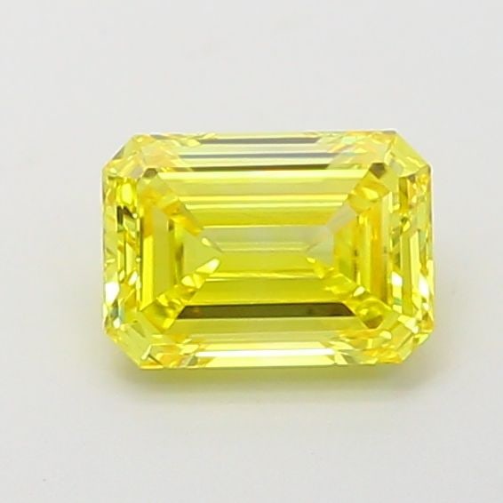 Loose Diamond - EMERALD 1.02ct Fancy Vivid Yellow VVS2 (1 of 1)