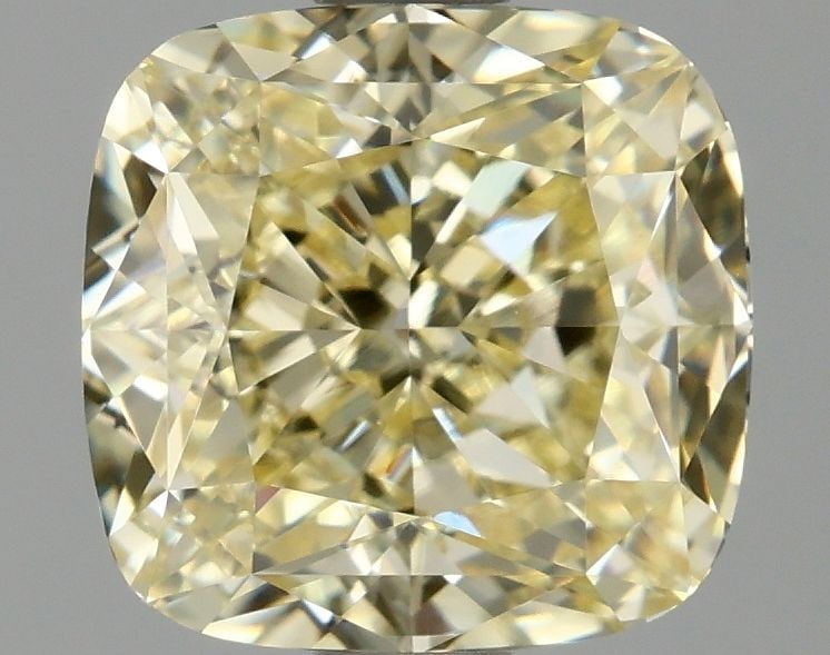 Loose Diamond - CUSHION MODIFIED 2.1ct Fancy Light Yellow VVS2 (1 of 1)