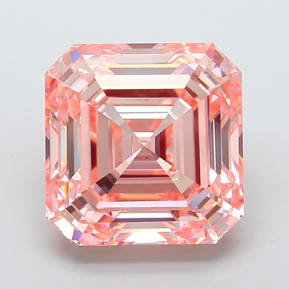 Loose Diamond - ASSCHER 24.72ct Fancy Vivid Pink VS1 (1 of 1)