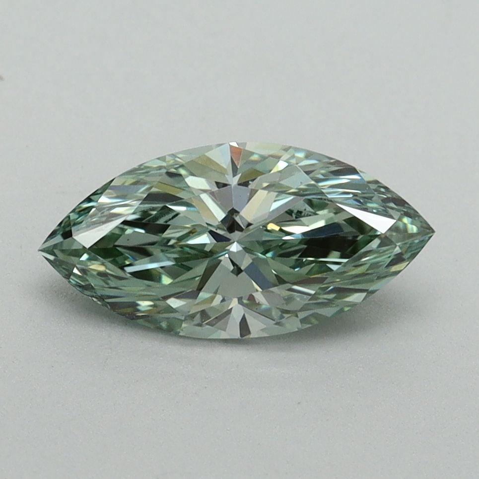 Loose Diamond - MARQUISE 1.08ct Fancy Intense Green VS1: Loose Diamond - MARQUISE 1.08ct Fancy Intense Green VS1 Source: This is a real non-mined Diamond that has been grown in a lab Shape: MARQUISE Carats: 1.08 Color: Fancy Intense Green Certification: IGI