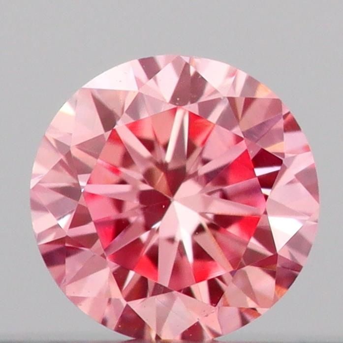 Loose Diamond - ROUND 0.15ct Fancy Vivid Pink VVS2 (1 of 1)