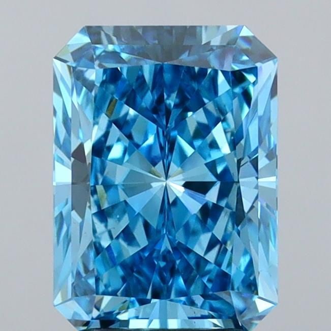 Loose Diamond - RADIANT 2.72ct Fancy Vivid Blue VVS2 (1 of 1)