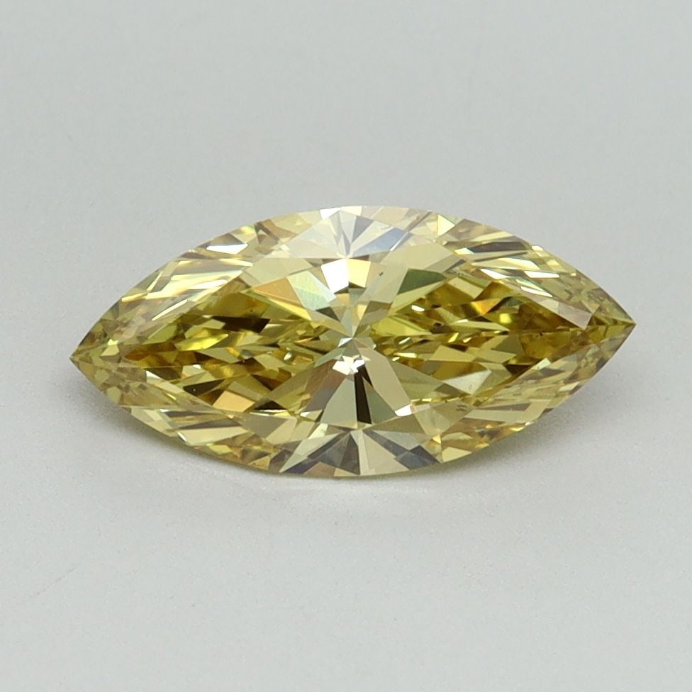 Loose Diamond - MARQUISE 1.0ct Fancy Intense Yellow VS1: Loose Diamond - MARQUISE 1.0ct Fancy Intense Yellow VS1 Source: This is a real non-mined Diamond that has been grown in a lab Shape: MARQUISE Carats: 1.0 Color: Fancy Intense Yellow Certification: IGI