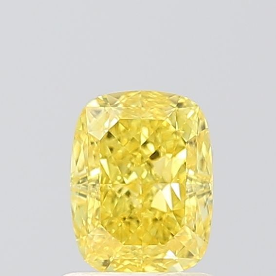 Loose Diamond - CUSHION MODIFIED 1.07ct Fancy Vivid Yellow VS1: Loose Diamond - CUSHION MODIFIED 1.07ct Fancy Vivid Yellow VS1 Source: This is a real non-mined Diamond that has been grown in a lab Shape: CUSHION MODIFIED Carats: 1.07 Color: Fancy Vivid Yellow Cert