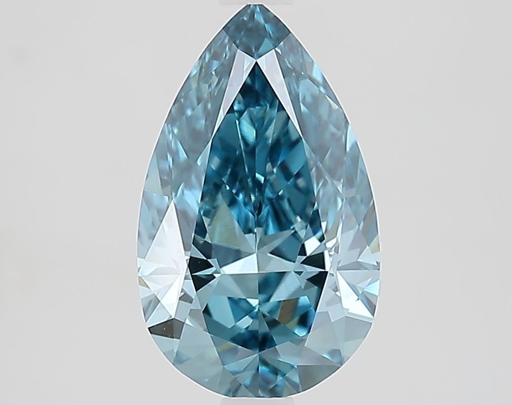 Loose Diamond - PEAR 2.17ct Fancy Vivid Blue VVS2 (1 of 1)