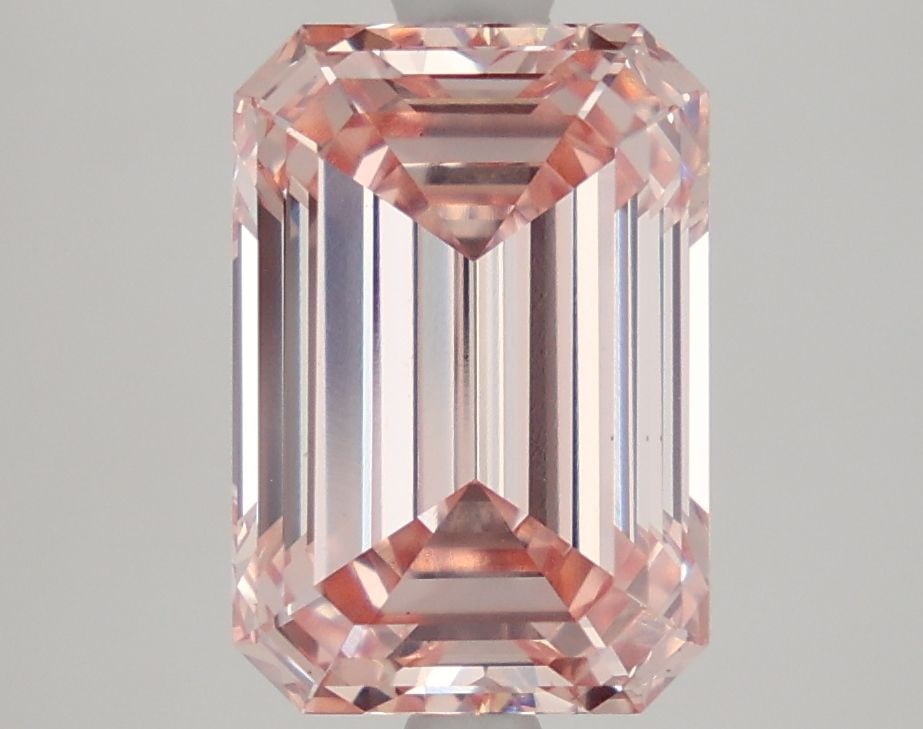 Loose Diamond - EMERALD 4.11ct Fancy Intense Pink VS1 (1 of 1)