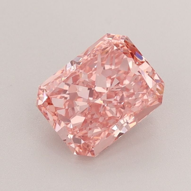 Loose Diamond - RADIANT 1.37ct Fancy Vivid Pink VVS2: Loose Diamond - RADIANT 1.37ct Fancy Vivid Pink VVS2 Source: This is a real non-mined Diamond that has been grown in a lab Shape: RADIANT Carats: 1.37 Color: Fancy Vivid Pink Certification: IGI Video: