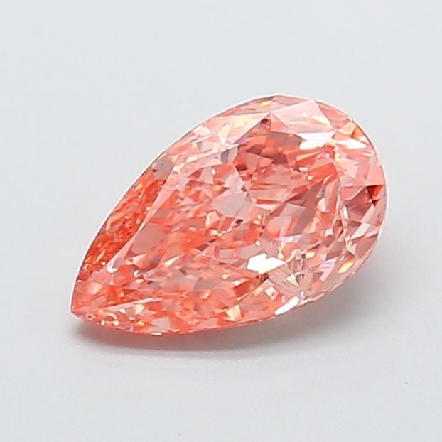 Loose Diamond - PEAR 1.91ct Fancy Vivid Pink Orange VVS2: Loose Diamond - PEAR 1.91ct Fancy Vivid Pink Orange VVS2 Source: This is a real non-mined Diamond that has been grown in a lab Shape: PEAR Carats: 1.91 Color: Fancy Vivid Pink Orange Certification: IG