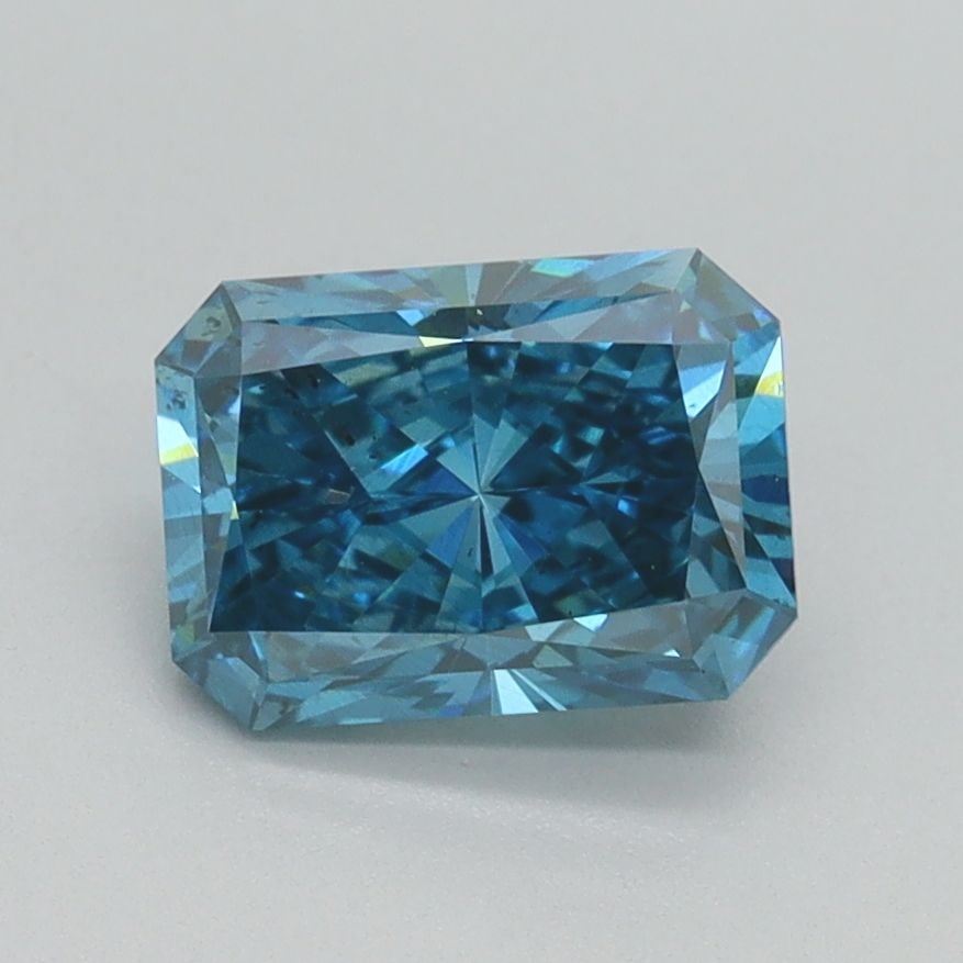 Loose Diamond - RADIANT 1.39ct Fancy Vivid Blue SI1 (1 of 1)