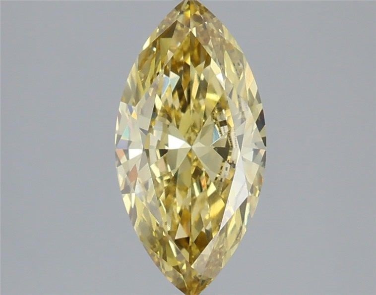 Loose Diamond - MARQUISE 1.25ct Fancy Intense Yellow VVS2: Loose Diamond - MARQUISE 1.25ct Fancy Intense Yellow VVS2 Source: This is a real non-mined Diamond that has been grown in a lab Shape: MARQUISE Carats: 1.25 Color: Fancy Intense Yellow Certification: