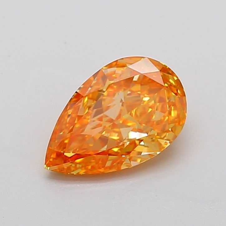 Loose Diamond - PEAR 2.55ct Fancy Vivid Yellow Orange VS1: Loose Diamond - PEAR 2.55ct Fancy Vivid Yellow Orange VS1 Source: This is a real non-mined Diamond that has been grown in a lab Shape: PEAR Carats: 2.55 Color: Fancy Vivid Yellow Orange Certification: