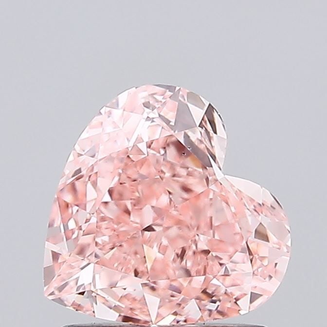 Loose Diamond - HEART 1.52ct Fancy Intense Pink VS2: Loose Diamond - HEART 1.52ct Fancy Intense Pink VS2 Source: This is a real non-mined Diamond that has been grown in a lab Shape: HEART Carats: 1.52 Color: Fancy Intense Pink Certification: IGI Video: