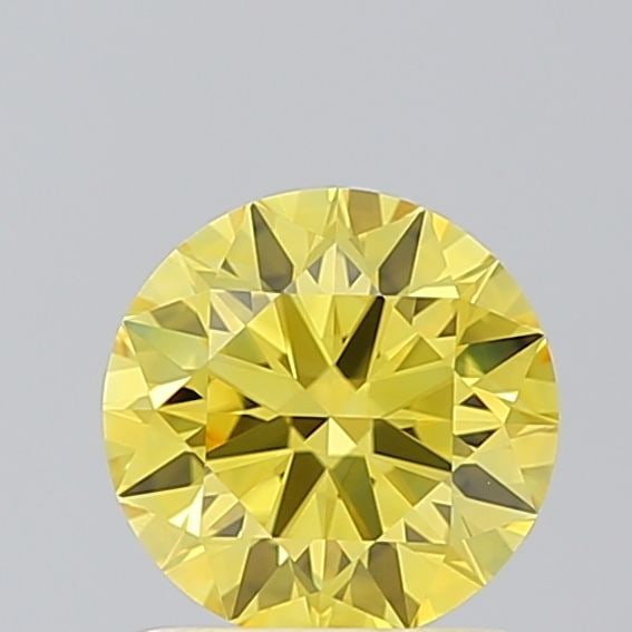Ideal Loose Diamond - ROUND 1.01ct Fancy Vivid Yellow VS1: Ideal Loose Diamond - ROUND 1.01ct Fancy Vivid Yellow VS1 Source: This is a real non-mined Diamond that has been grown in a lab Shape: ROUND Carats: 1.01 Color: Fancy Vivid Yellow Certification: IGI V