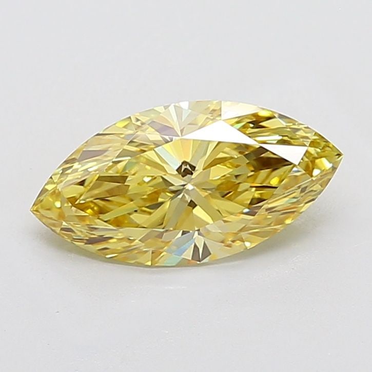 Loose Diamond - MARQUISE 2.36ct Fancy Intense Yellow VVS2: Loose Diamond - MARQUISE 2.36ct Fancy Intense Yellow VVS2 Source: This is a real non-mined Diamond that has been grown in a lab Shape: MARQUISE Carats: 2.36 Color: Fancy Intense Yellow Certification: