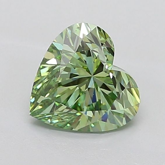 Loose Diamond - HEART 2.02ct Fancy Vivid Green VS1: Loose Diamond - HEART 2.02ct Fancy Vivid Green VS1 Source: This is a real non-mined Diamond that has been grown in a lab Shape: HEART Carats: 2.02 Color: Fancy Vivid Green Certification: IGI Video: