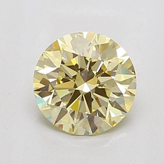 Ideal Loose Diamond - ROUND 1.09ct Fancy Light Yellow VS1 (1 of 1)