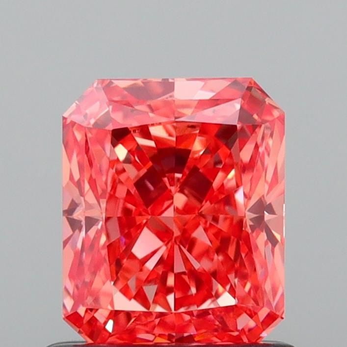 Loose Diamond - RADIANT 1.02ct Fancy Vivid Orange Pink VS1: Loose Diamond - RADIANT 1.02ct Fancy Vivid Orange Pink VS1 Source: This is a real non-mined Diamond that has been grown in a lab Shape: RADIANT Carats: 1.02 Color: Fancy Vivid Orange Pink Certificatio