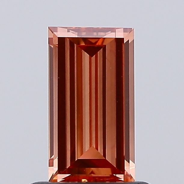 Loose Diamond - BAGUETTE 0.58ct Fancy Intense Red VS1: Loose Diamond - BAGUETTE 0.58ct Fancy Intense Red VS1 Source: This is a real non-mined Diamond that has been grown in a lab Shape: BAGUETTE Carats: 0.58 Color: Fancy Intense Red Certification: NONE Vi